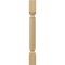 Ekena Millwork 3 3/4"W x 3 3/4"D x 35 1/2"H Raymond Reeded Cabinet Column, Cherry COL03X03X35RACH - alternate 3